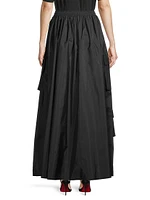 Taffeta Cargo Skirt