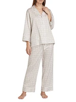 Infinity Cotton Sateen Pajama Set