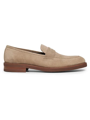 Brady Suede Penny Loafers