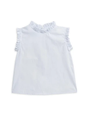 Little Girl's & Sonja Sleevless Ruffle-Trim Blouse