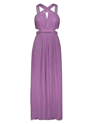 Crisscross Cut-Out Gown