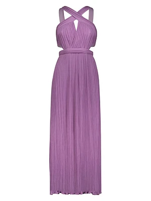 Crisscross Cut-Out Gown