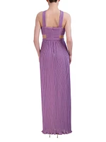 Crisscross Cut-Out Gown