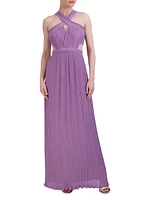 Crisscross Cut-Out Gown