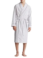 Plaid Cotton Oxford Robe