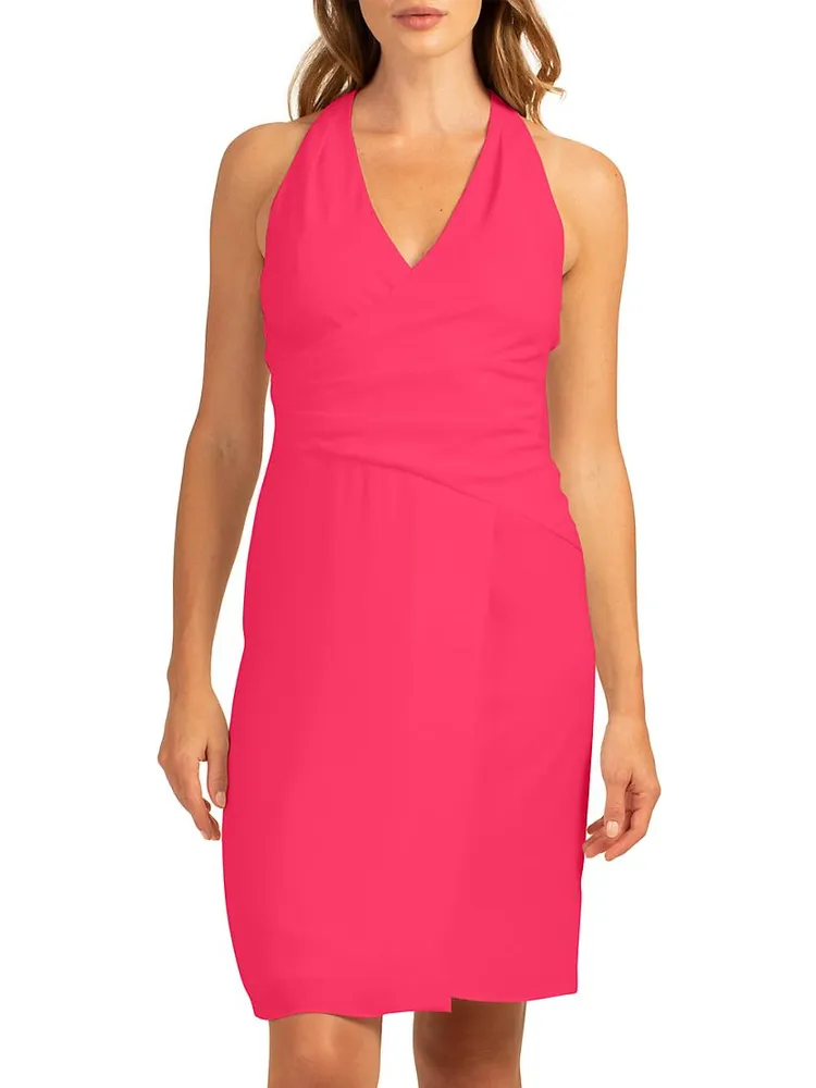 Samantha Wrap Sleeveless Minidress