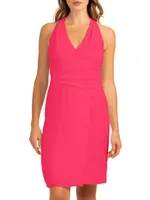 Samantha Wrap Sleeveless Minidress