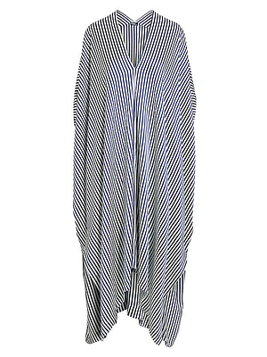 Victoria Striped Silk-Blend Caftan