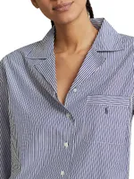 Bailey Striped Long Pajama Set