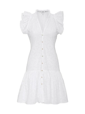 Savannah Eyelet Minidress