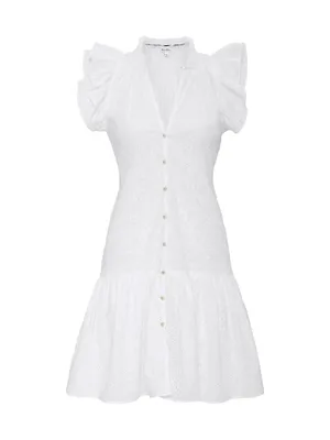 Savannah Eyelet Minidress