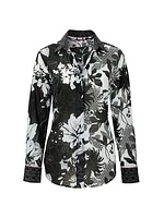 Carrie Cotton Floral Buttoned Shirt