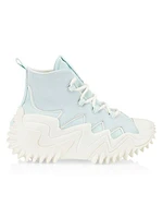 Run Star Motion CX Canvas Lug-Sole High-Top Sneakers