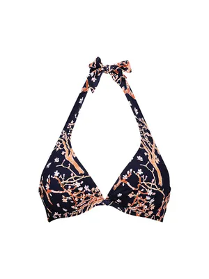 Sweet Blossom Halter Bikini Top