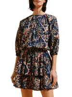 Sweet Blossom Blouson Minidress