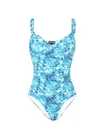 Flowers Tie & Dye One-Piece