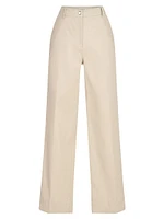 Sam Twill Wide-Leg Pants