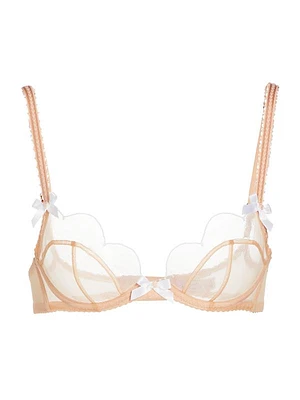 Lorna Unlined Sheer Scallop Bra