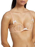 Lorna Unlined Sheer Scallop Bra