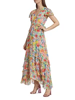 Thanvi Tiered Floral Maxi Dress