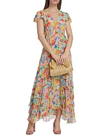 Thanvi Tiered Floral Maxi Dress