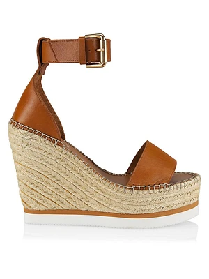 Glyn Leather Wedge Sandals