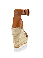 Glyn Leather Wedge Sandals