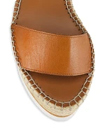 Glyn Leather Wedge Sandals