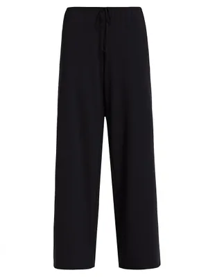 Bariem Wide-Leg Jersey Pants