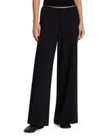 Bariem Wide-Leg Jersey Pants