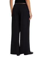 Bariem Wide-Leg Jersey Pants