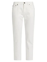 Goldin Mid-Rise Cigarette Jeans