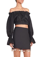 Tristan Off-the-Shoulder Crop Top