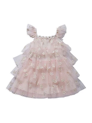 Baby Girl's, Little Girl's & Daisy Layered Tutu Dress