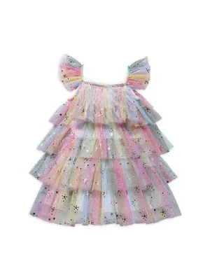 Little Girl's Layered Tulle Dress