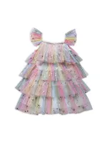 Little Girl's Layered Tulle Dress