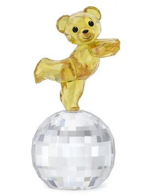 Kris Bear Ready To Disco Swarovski Crystal Figurine