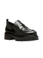 Refresh 44MM Leather Platform Penny Loafers