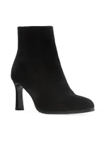 Ellenor 76MM Suede Sculptural Booties