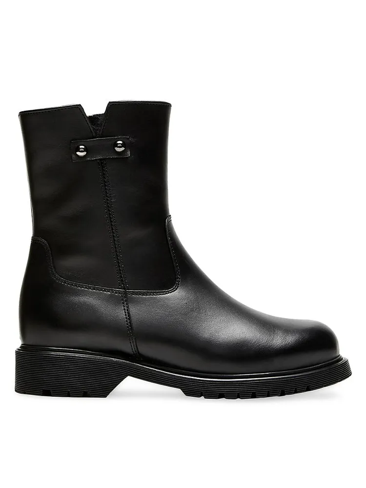 Hunter 38MM Leather Side-Zip Boots