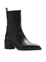 Parks 63MM Leather Block Heel Boots