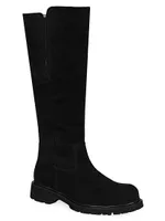 Helene 38MM Suede Lug Sole Boots