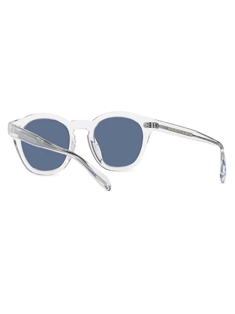 Rorke 47MM Round Mirrored Sunglasses