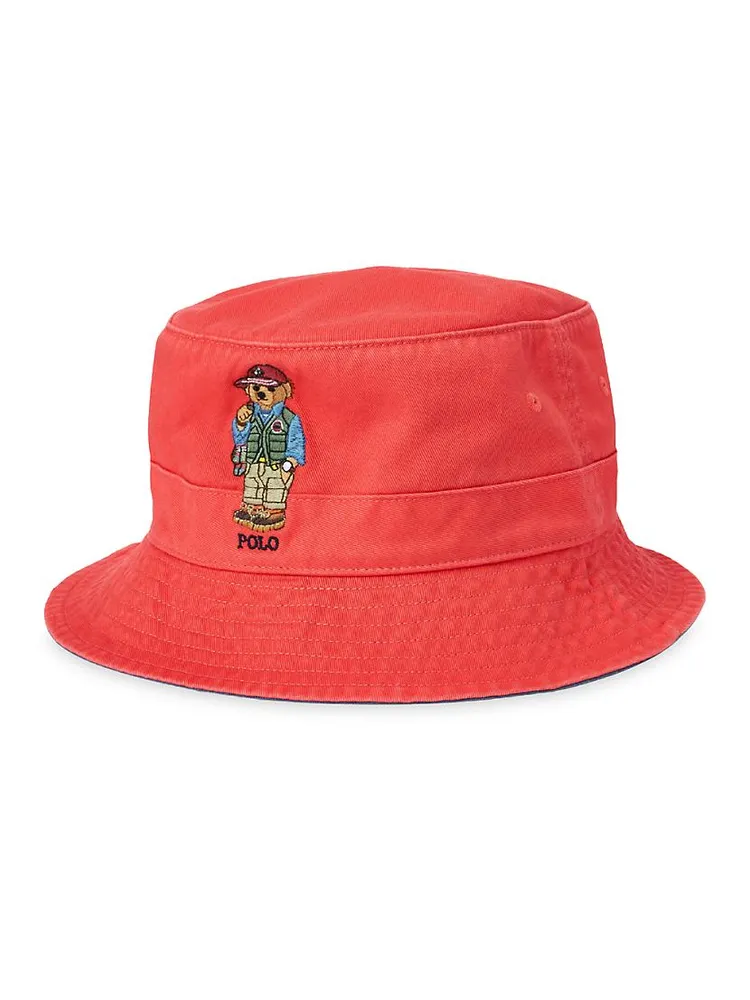 Polo Bear Twill Bucket Hat