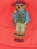 Polo Bear Twill Bucket Hat