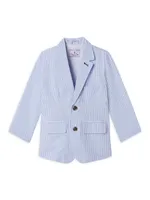 Little Boy's & Everett Seersucker Blazer