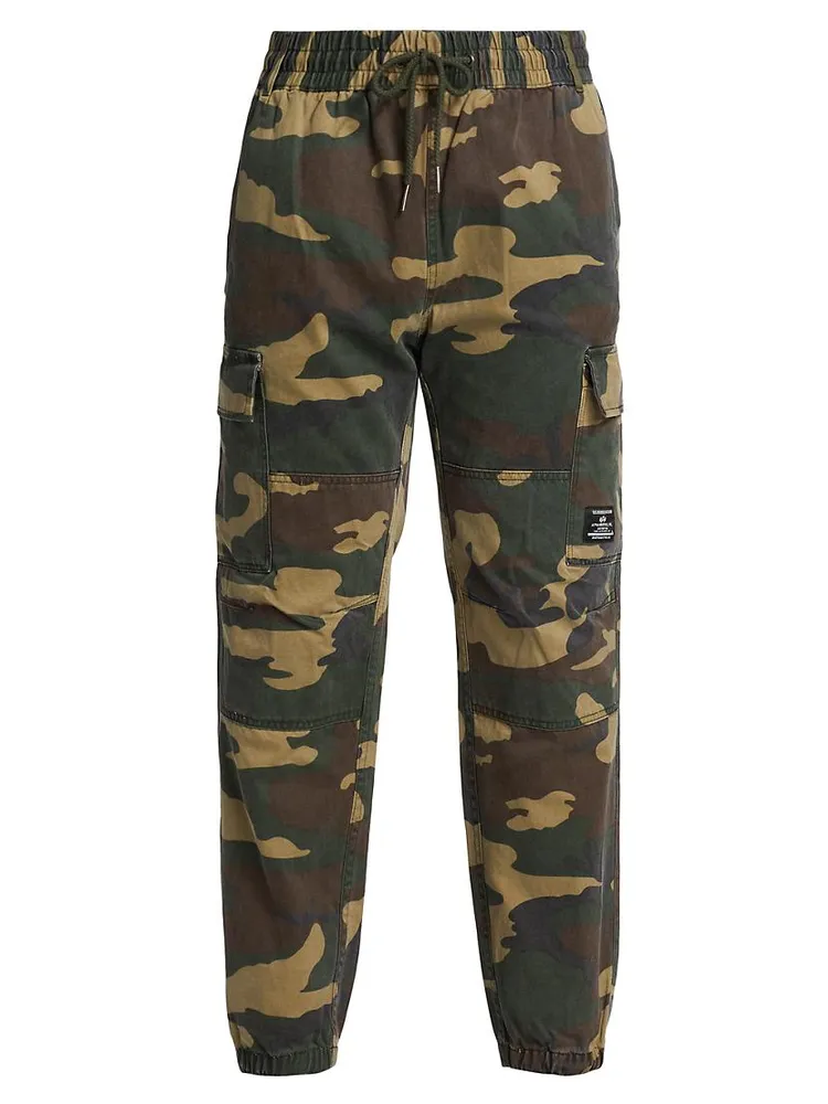 Camouflage Cotton Joggers