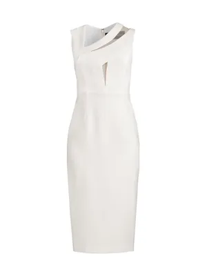 Lola Illusion Slash Cocktail Dress