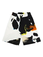 Boy's Tie-Dye Print Shorts