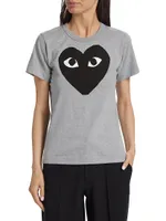 Heart Logo Cotton T-Shirt